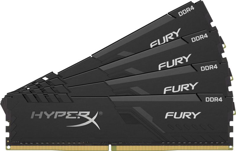 Оперативная память HyperX Fury 4x4GB DDR4 PC4-24000 HX430C15FB3K4/16, фото 1