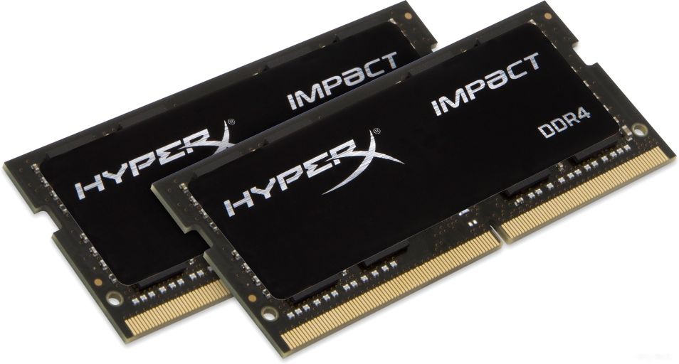 Оперативная память HyperX Impact 2x4GB DDR4 SODIMM PC4-19200 HX424S14IBK2/8, фото 1