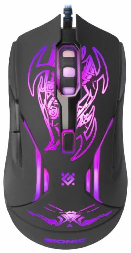 Мышь Defender Bionic GM-250L Black USB, фото 1