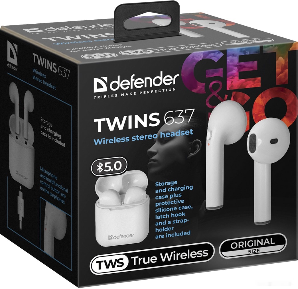 Наушники Defender Twins 637, фото 5