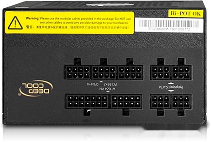 Блок питания Deepcool DA600-M DP-BZ-DA600-MFM, фото 2
