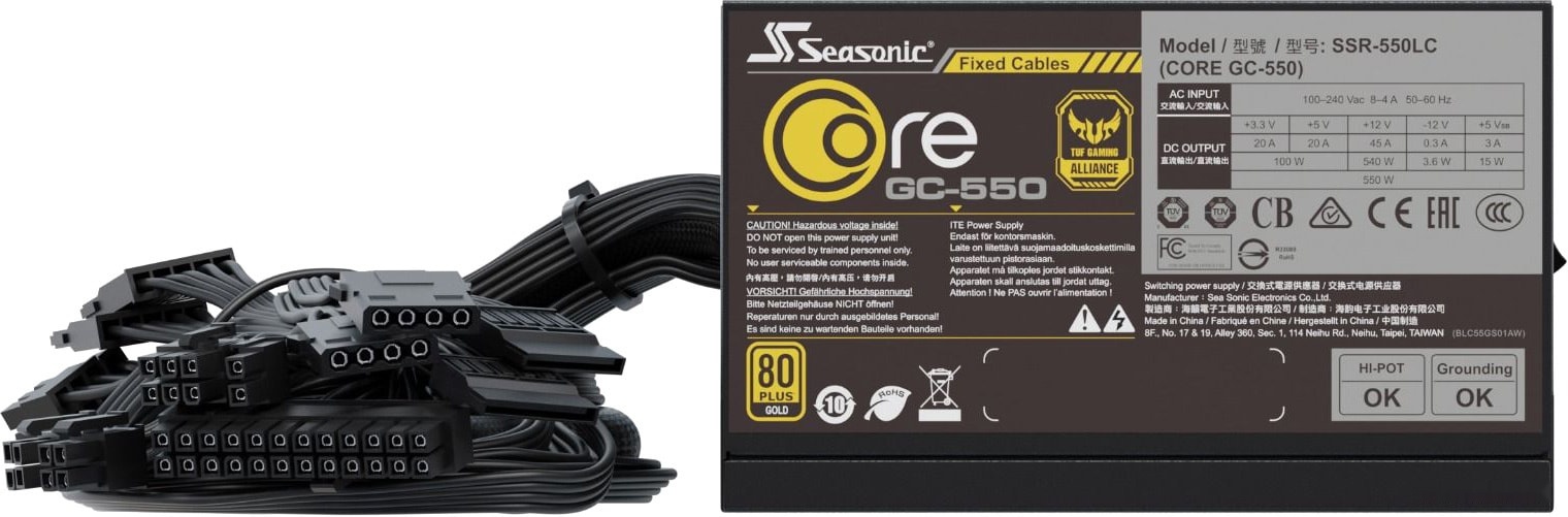 Блок питания SEA SONIC Core GC-500 SSR-500LC, фото 7