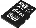 Карта памяти GoodRAM M1AA microSDXC M1AA-0640R12 64GB (с адаптером)