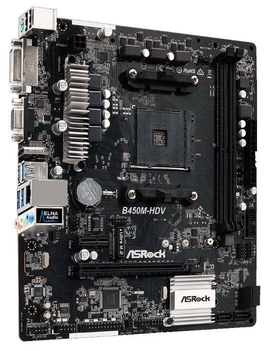 Материнская плата ASROCK B450M-HDV, фото 3