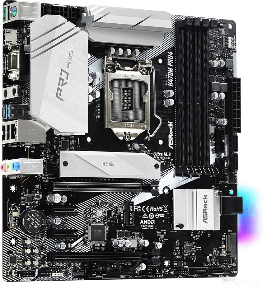 Материнская плата ASROCK H470M Pro4, фото 2