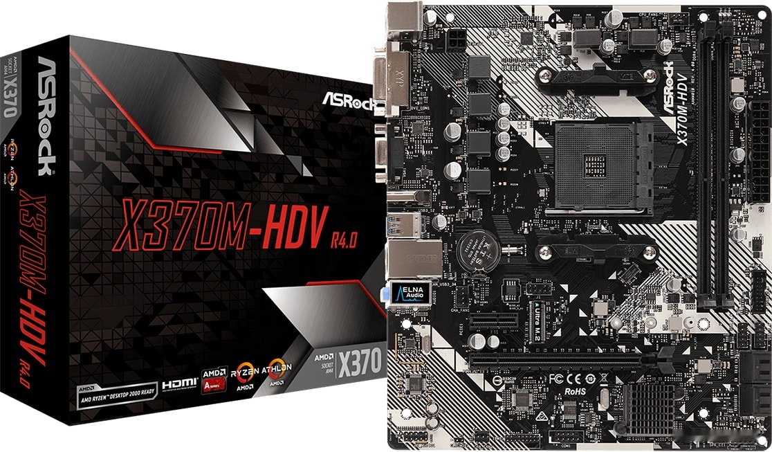 Материнская плата ASROCK X370M-HDV R4.0, фото 6
