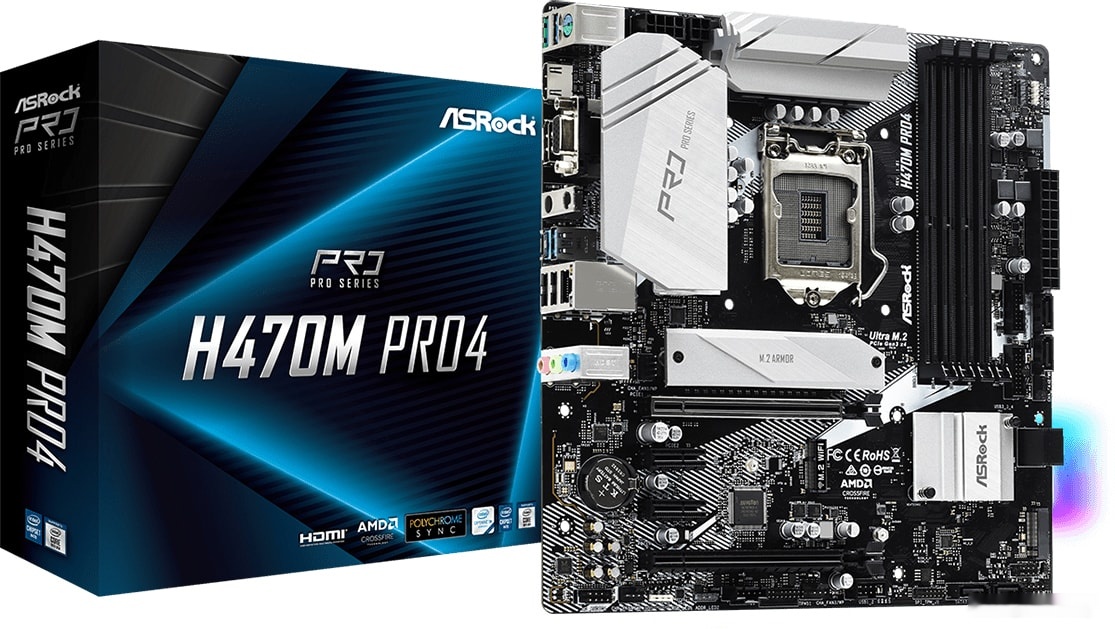 Материнская плата ASROCK H470M Pro4, фото 5