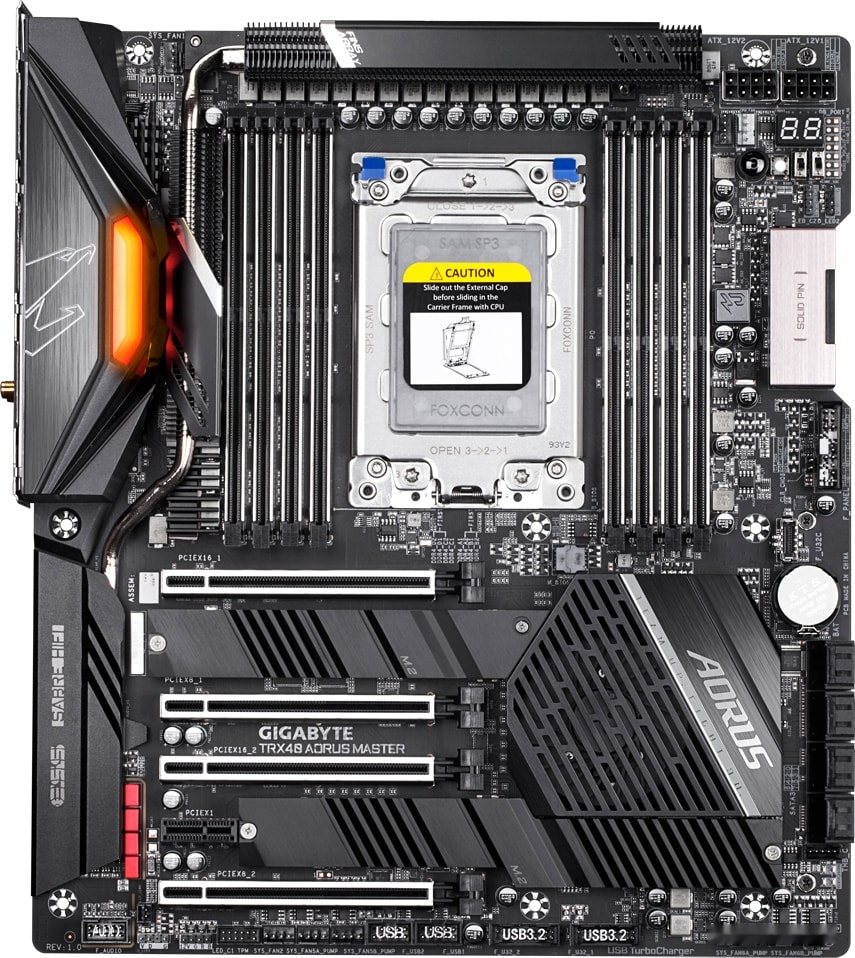 Материнская плата Gigabyte TRX40 Aorus Master (rev. 1.0), фото 2
