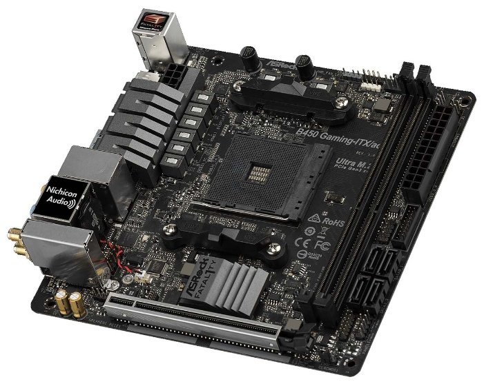 Материнская плата ASROCK Fatal1ty B450 Gaming-ITX/ac, фото 2