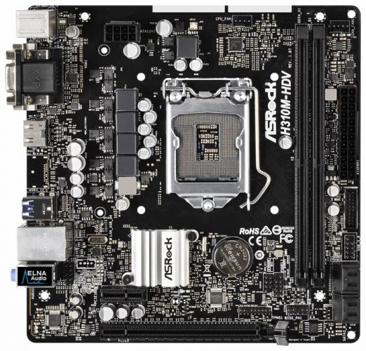 Материнская плата ASROCK H310M-HDV