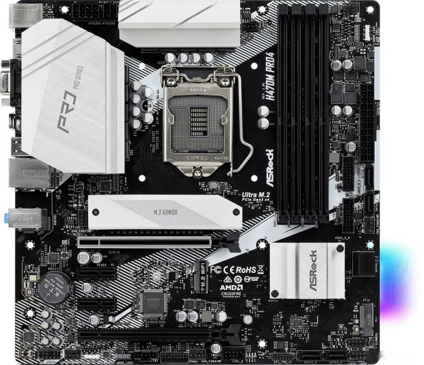 Материнская плата ASROCK H470M Pro4, фото 1