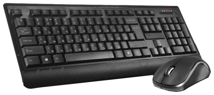 Клавиатура + мышь Oklick 240 M Multimedia Keyboard Black USB, фото 2