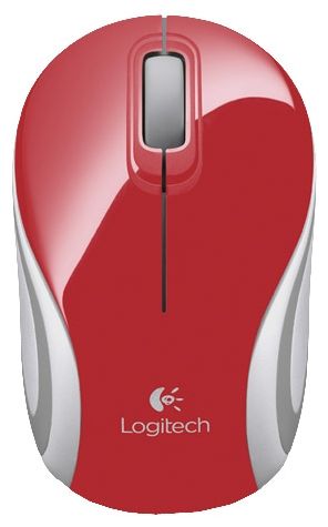Мышь Logitech Wireless Mini Mouse M187 Red-White USB, фото 1