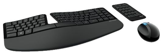 Клавиатура + мышь Microsoft Sculpt Ergonomic Desktop Black USB