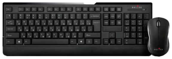 Клавиатура + мышь Oklick 240 M Multimedia Keyboard Black USB