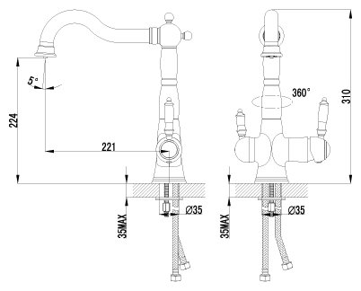 Смеситель Lemark Comfort LM3065C, фото 2