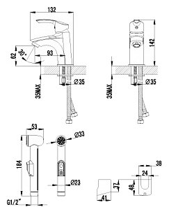 Смеситель Lemark Plus Strike LM1116C, фото 2