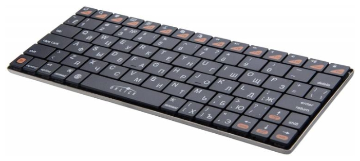 Клавиатура Oklick 840S Wireless Keyboard Black Bluetooth, фото 2