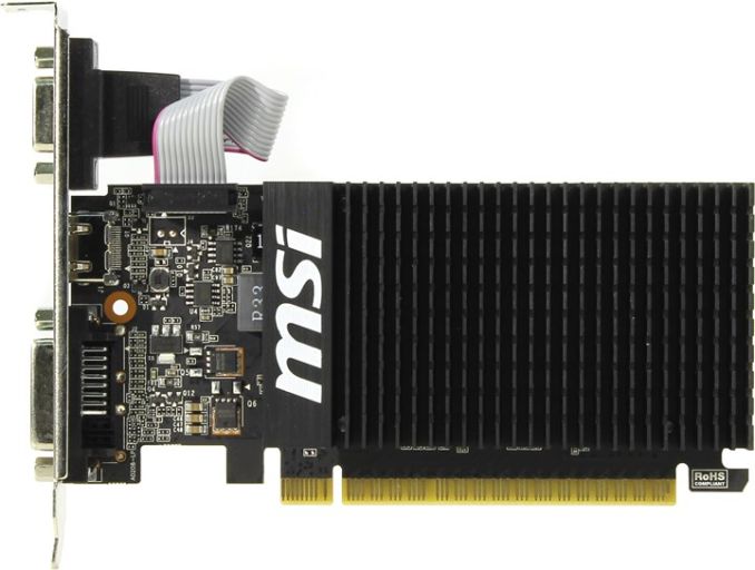 Видеокарта MSI GeForce GT 710 2GB DDR3 [V809 GT710 2GD3H LP], фото 1