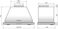 Вытяжка Elikor Врезной блок 52Н-1000-Э4Д (Inox)
