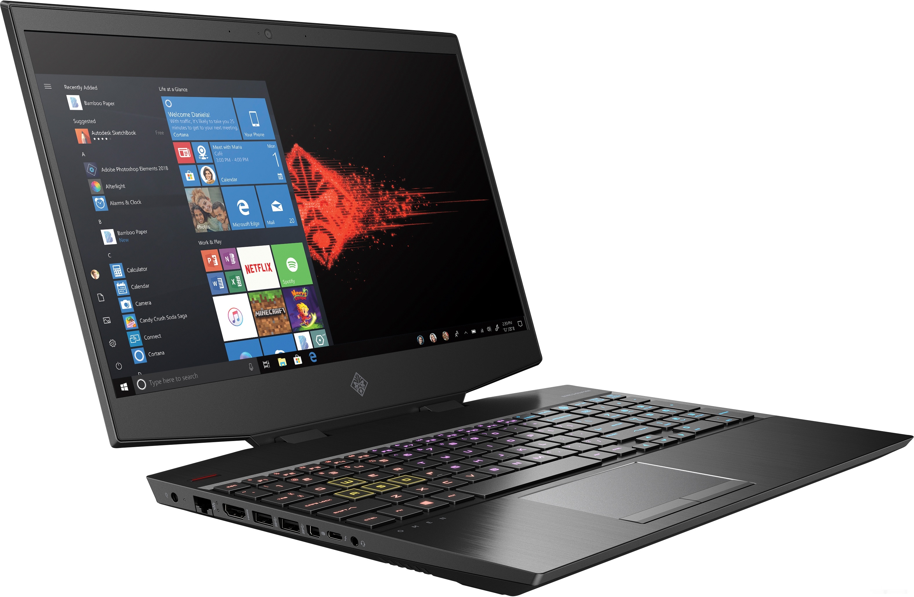 Игровой ноутбук HP OMEN 15-dh1001ur 104K0EA, фото 2