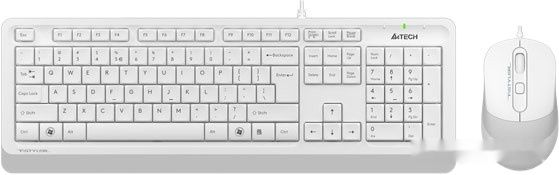 Клавиатура + мышь A4Tech Fstyler F1010 (белый/серый)