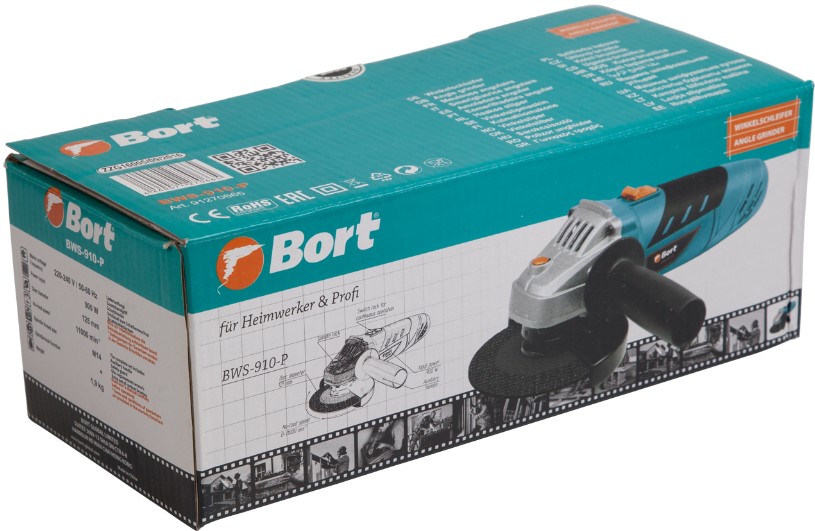 Угловая шлифмашина BORT BWS-910-P, фото 4