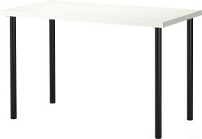 Письменный стол Ikea Линнмон/Адильс (белый/черный) 092.794.65