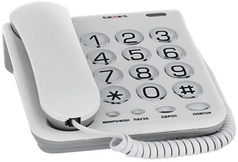 Проводной телефон TeXet TX-262 (Light-grey)