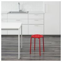 Табурет Ikea Мариус (красный) 803.609.27