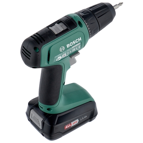 Аккумуляторная дрель-шуруповерт Bosch UniversalDrill 18 1.5Ач х2 кейс 30 Н·м, фото 3