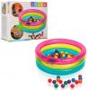 Надувной бассейн INTEX 3-Ring 48674 (50 цветных мячей)