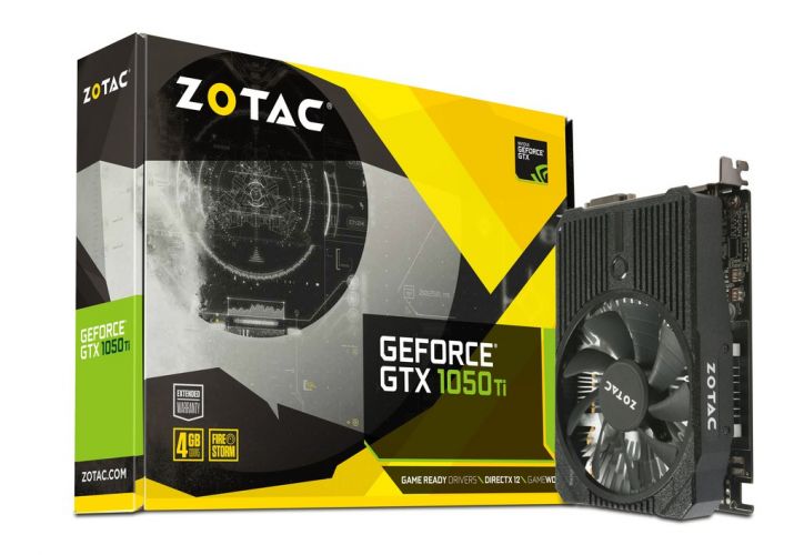 Видеокарта ZOTAC GeForce GTX 1050 Ti Mini 4GB GDDR5 [ZT-P10510A-10L]