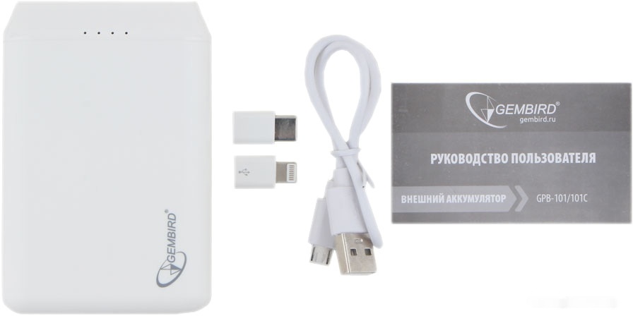 Портативное зарядное устройство Gembird GPB-101C, фото 2