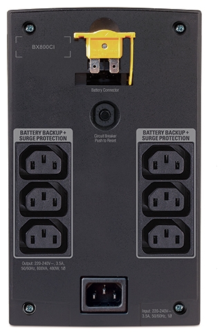 Источник бесперебойного питания APC Back-UPS 800VA with AVR, фото 2
