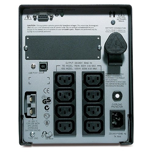 Источник бесперебойного питания APC by Schneider Electric Smart-UPS XL 1000VA USB & Serial 230V, фото 2