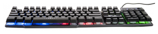Клавиатура Ritmix RKB-200BL Black USB, фото 3