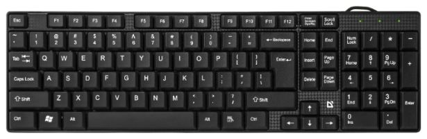 Клавиатура Defender Accent SB-720 Black USB