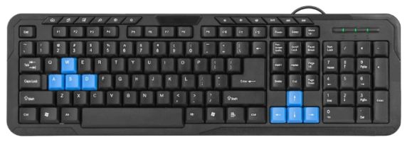 Клавиатура Defender HM-430 RU Black USB