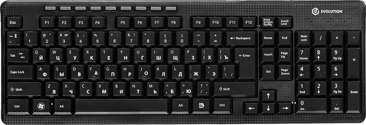 Клавиатура Evolution EKW-02, фото 1