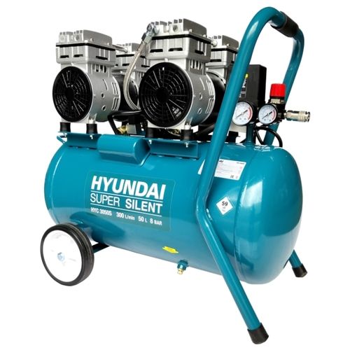Компрессор масляный Hyundai HYC 3050S, 50 л, 2 кВт, фото 1