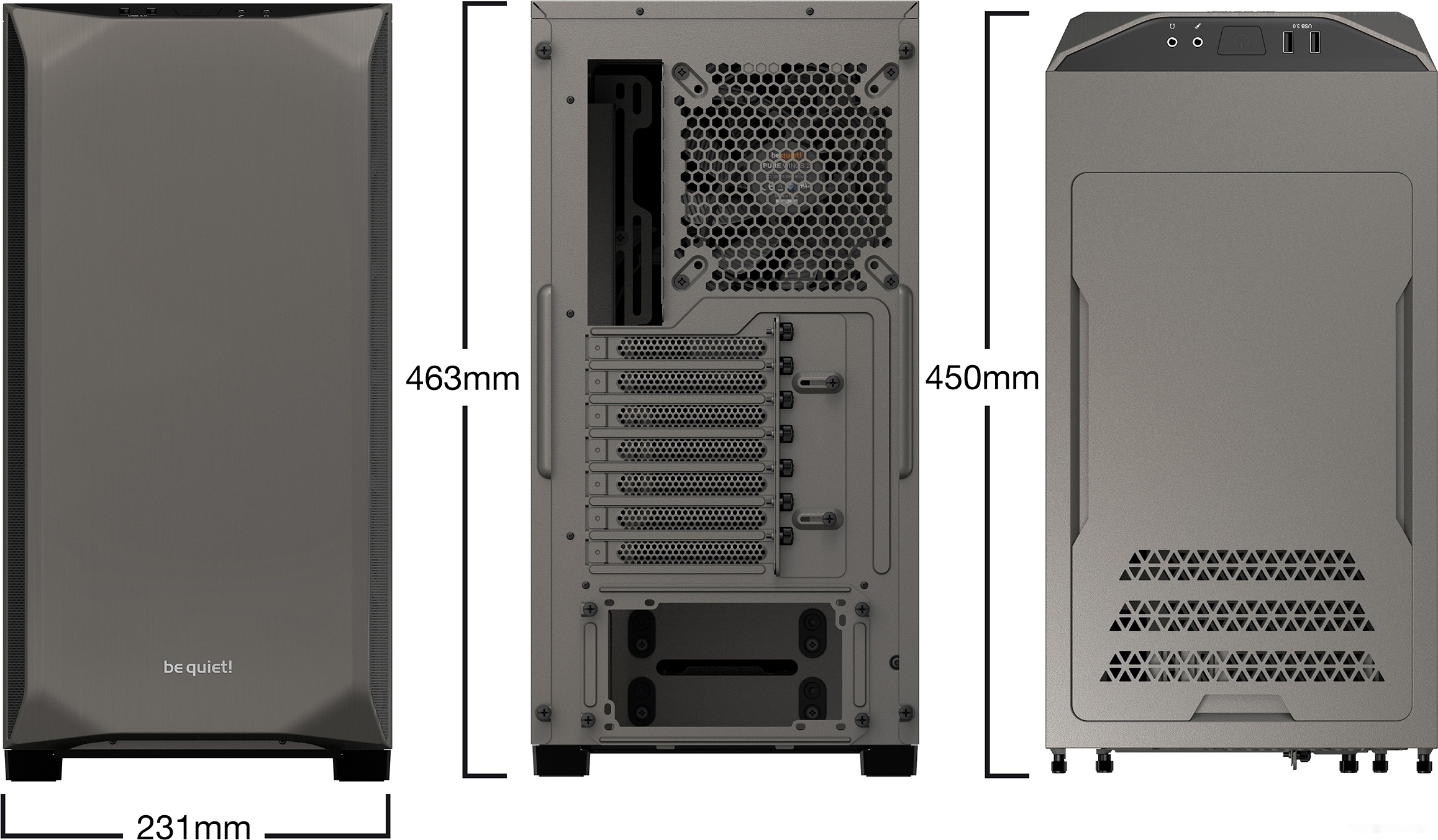 Корпус be quiet! Pure Base 500 BG036, фото 2