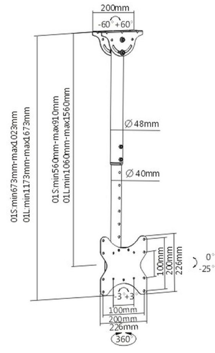 Кронштейн Arm Media LCD-1600, фото 2