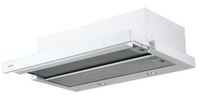 Вытяжка телескопическая AKPO Light Eco Glass 50 WK-7 (белое стекло)
