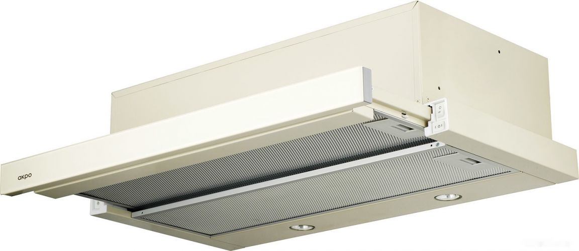 Кухонная вытяжка AKPO Light eco glass twin 60 WK-7 (бежевый)