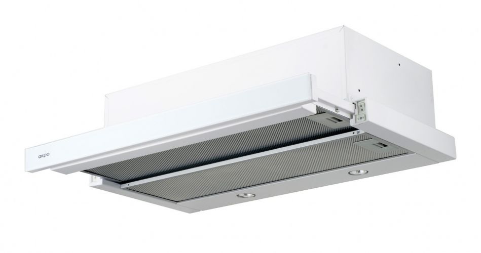 Вытяжка телескопическая AKPO Light Eco Glass Twin 60 WK-7 (белый)