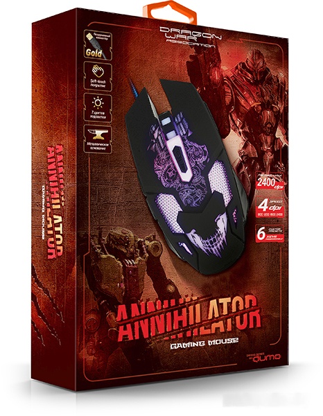 Игровая мышь Qumo Dragon War Annihilator M04, фото 3
