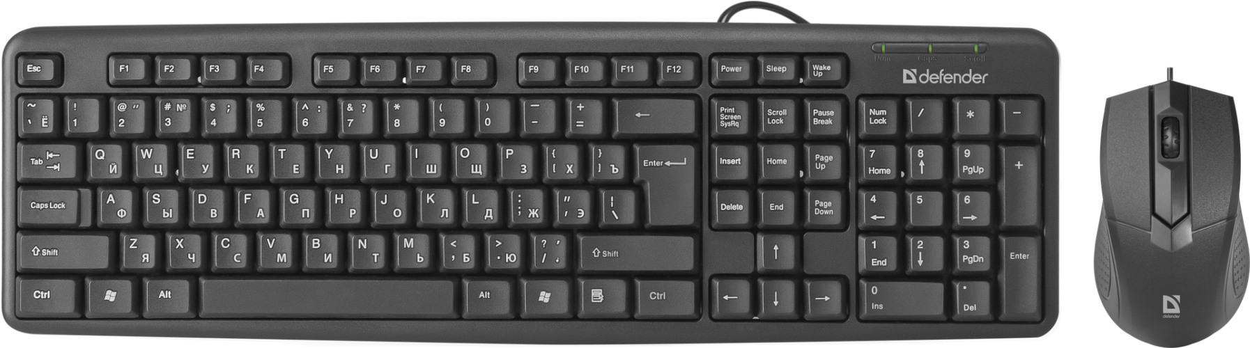 Клавиатура + мышь Defender C-270