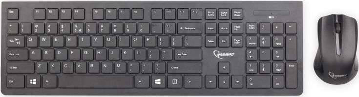 Клавиатура + мышь Gembird KBS-WCH-01-RU Black USB