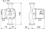 Циркуляционный насос Grundfos UPS 25-40 180